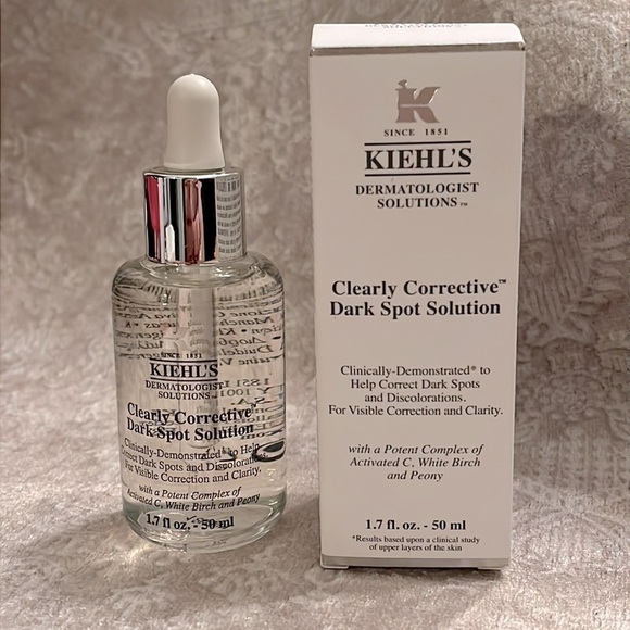Brand New Kiehl's Clearly Corrective Dark Spot Solution Brightening Face Serum - Picture 1 of 16